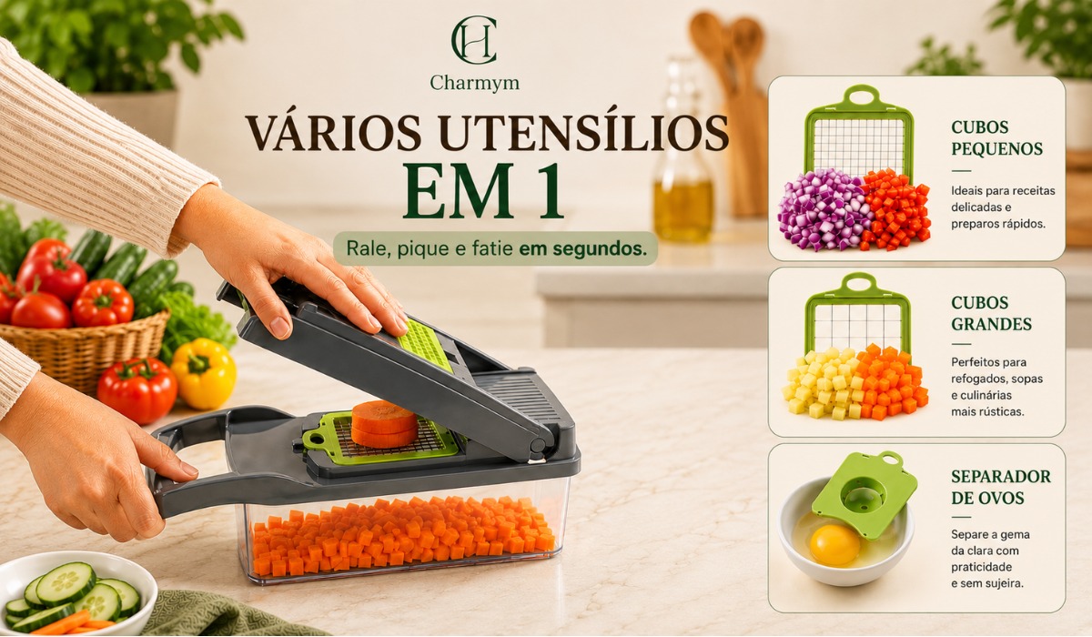 Fatiador e cortador 16 em 1